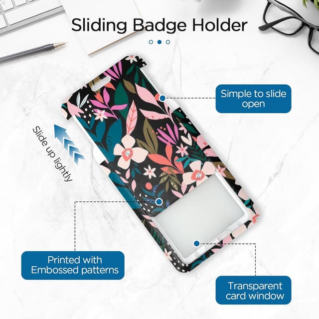 Thumbnail 1 de Cozary Porta Badge Floreale da Collo