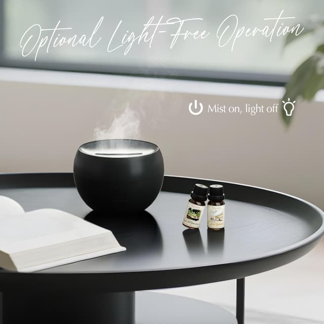 Detalle 2 de SALKING Aroma Diffuser mit Flammeneffekt – Aromatherapie-Diffusor & Raumbefeuchter (2er-Set)