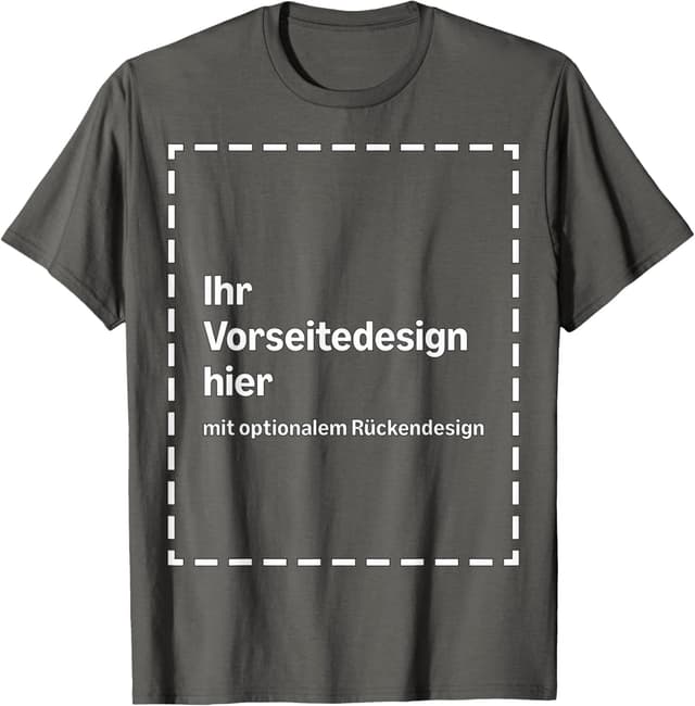 Thumbnail 6 de Individuelles T-Shirt Vorder- und Rückseite