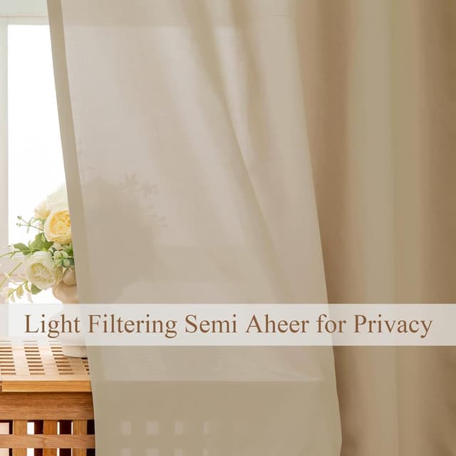 Thumbnail 2 de L.Z.E Gardinen Sand Beige 245 cm 🪟