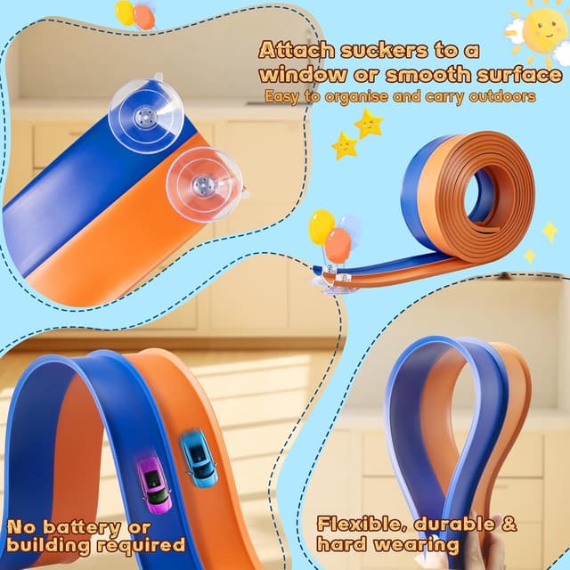 Thumbnail 5 de Flex Track 4.5m Starter Set flexible race track 🏎