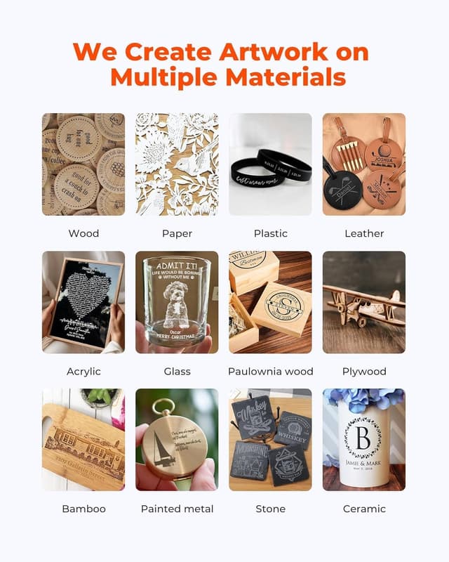 Thumbnail 5 de ACMER S2 4W Laser Graviermaschine 300x300mm