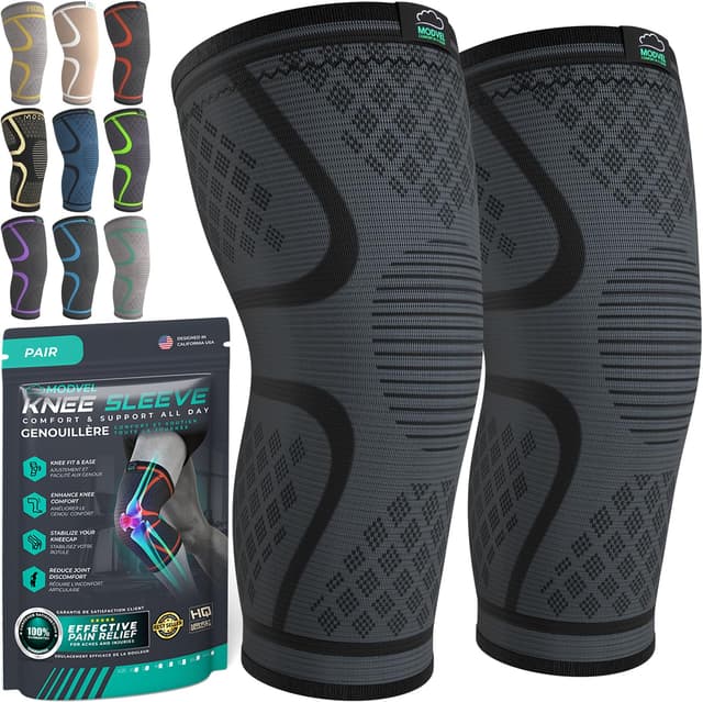 Detalle de Modvel Compression Sleeves for Running, 2-Pack ⚙