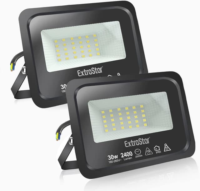 Imagen de EXTRASTAR 30W LED Strahler 3000K für Außen en OfertitasTOP