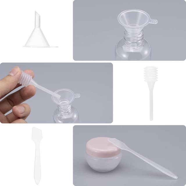 Detalle de Carehabi kit 11 piezas botes viaje 80 ml