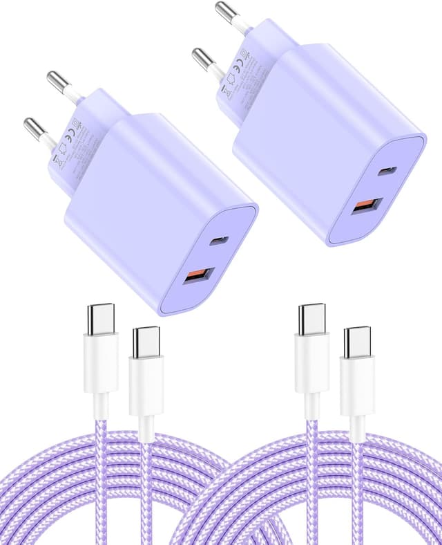 Detalle de HYDOOD chargeur iPhone 20 W double port