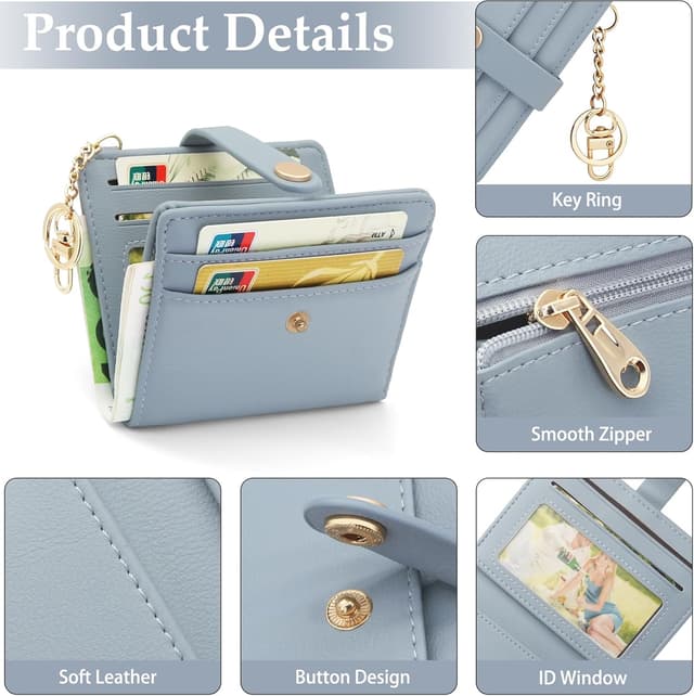 Detalle 2 de GOUNNU Geldbörse Damen 11,5 x 9,5 cm