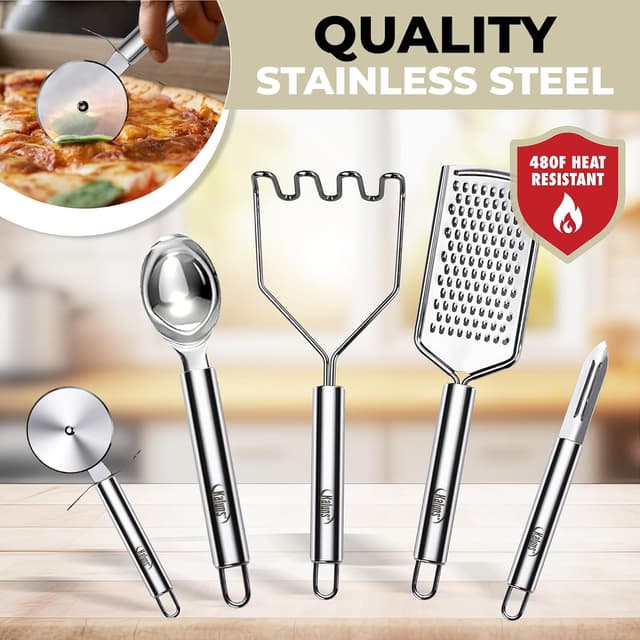 Detalle 2 de Kaluns 50 PCS Silicone Kitchen Utensils Set