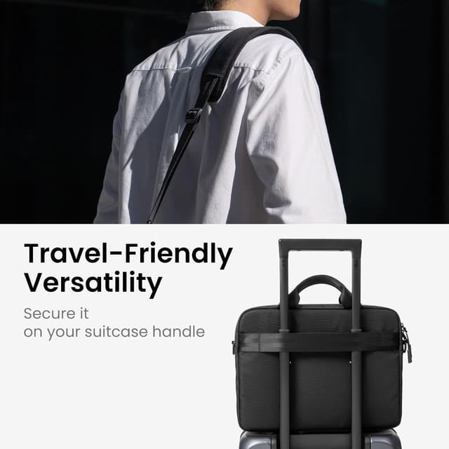 Thumbnail 6 de tomtoc A33 Laptop Shoulder Bag for 13–14 inch laptops (water-resistant case) with organised document storage
