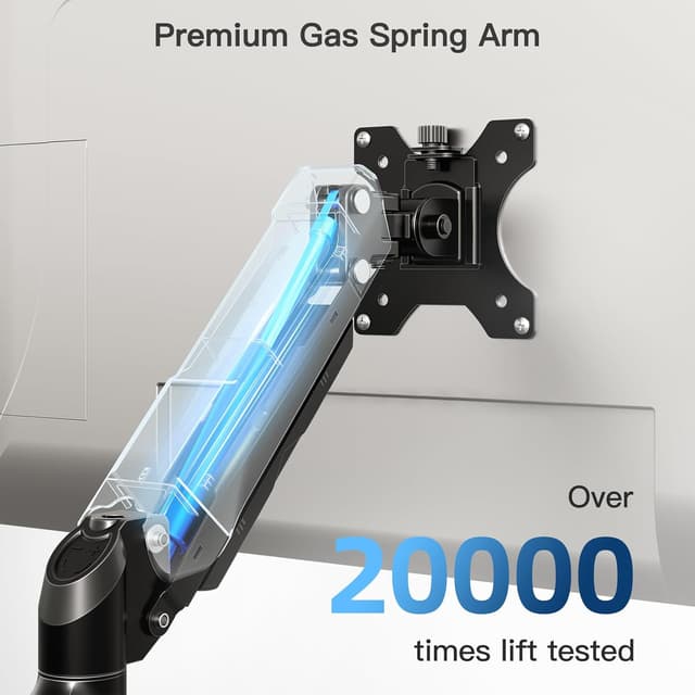 Thumbnail 6 de MOUNTUP 705 mm Langarm Monitorhalterung für 13–32 Zoll (EU6021B) – Einzelarm bis 9 kg