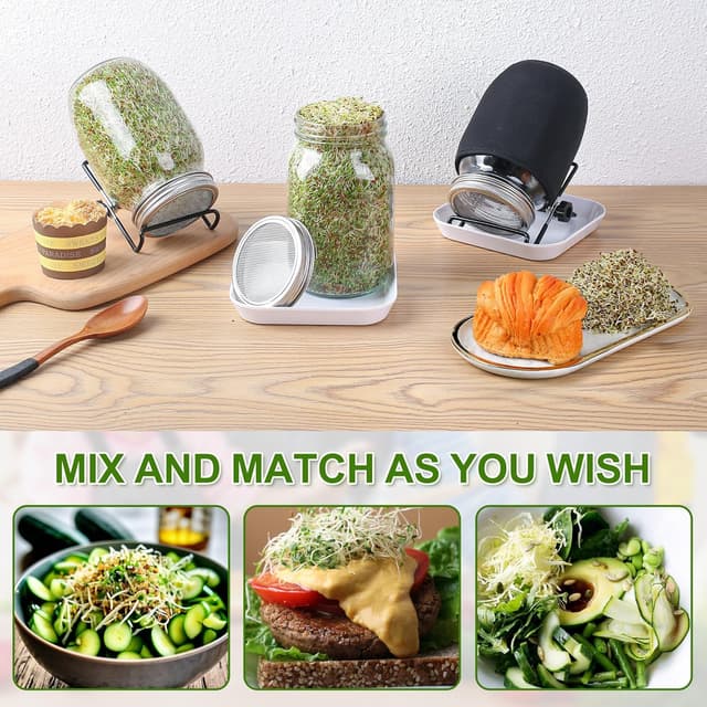 Detalle de Jokisa Sprossenglas 3er Set 1000 ml