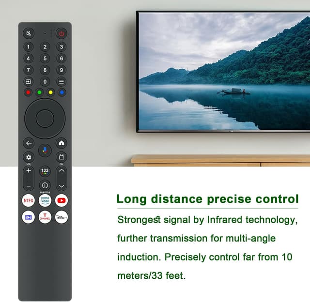 Detalle 2 de VINABTY Replacement Voice Remote Control for TCL QLED 4K (Compatible with select UK models)
