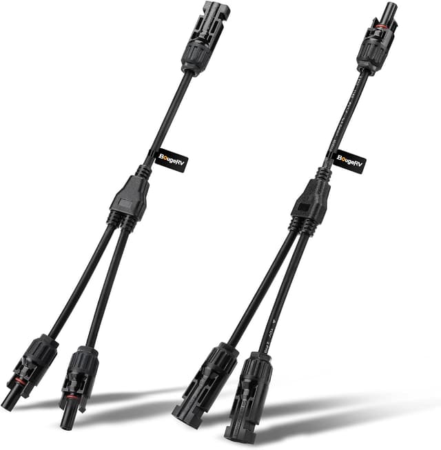 Detalle de BougeRV Solar Connectors Y Branch Adapter Cable ⚡