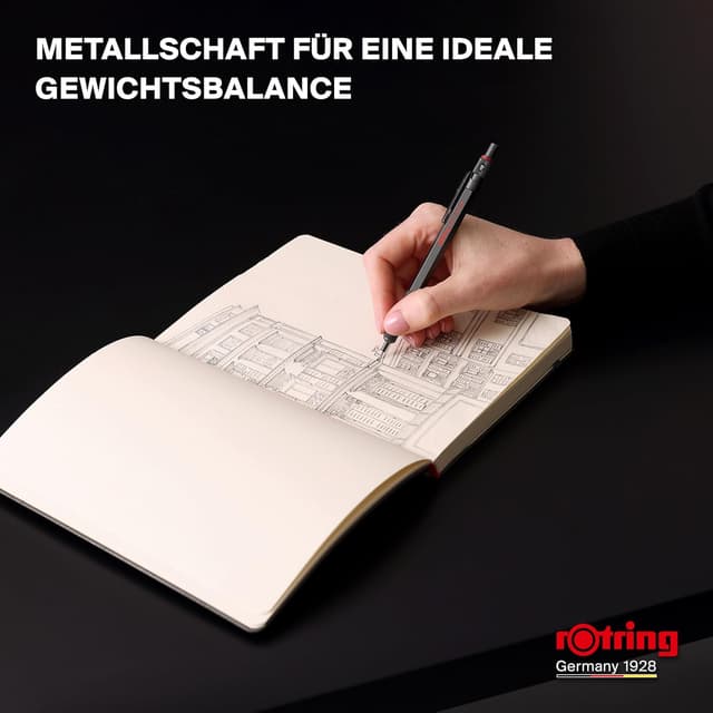 Thumbnail 3 de rOtring 600 Druckbleistift HB 0,5 mm