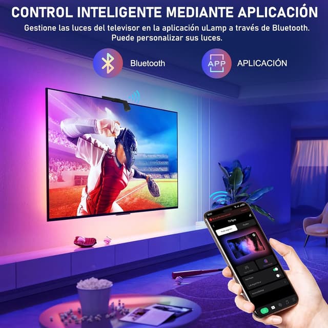 Thumbnail 1 de Diyife Tira LED TV 5m para 65–80