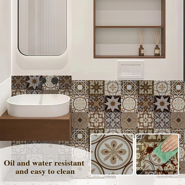 Thumbnail 6 de Abyssaly Carrelage Adhesif 15x15 cm 50 pièces