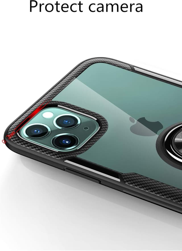 Thumbnail 6 de Transparente Hülle iPhone 11 Pro mit Ring 360°