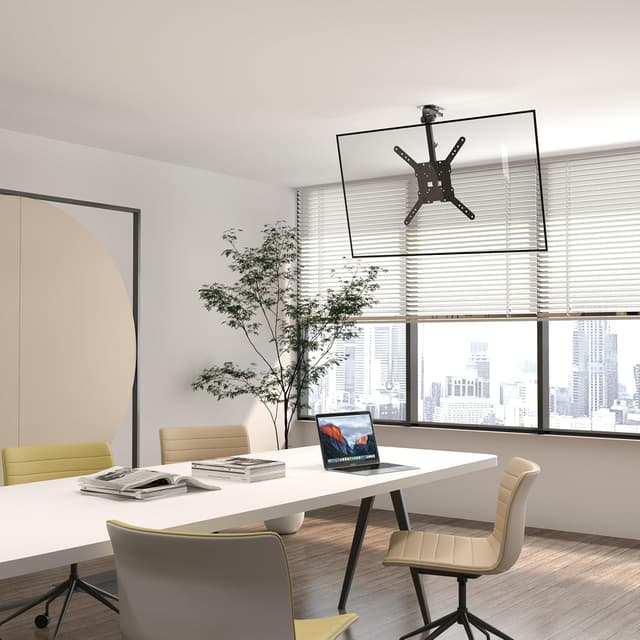 Detalle 2 de ProperAV ProperAV Ceiling TV Bracket – Fold Up and Swivel for 23–55" TVs (up to 20kg)