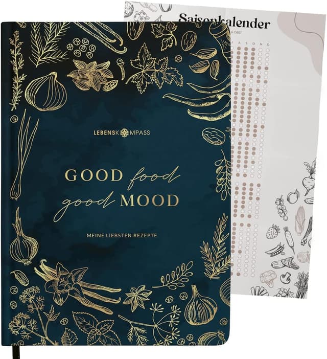 Imagen de Lebenskompass Rezeptbuch A4 100 Rezepte en OfertitasTOP