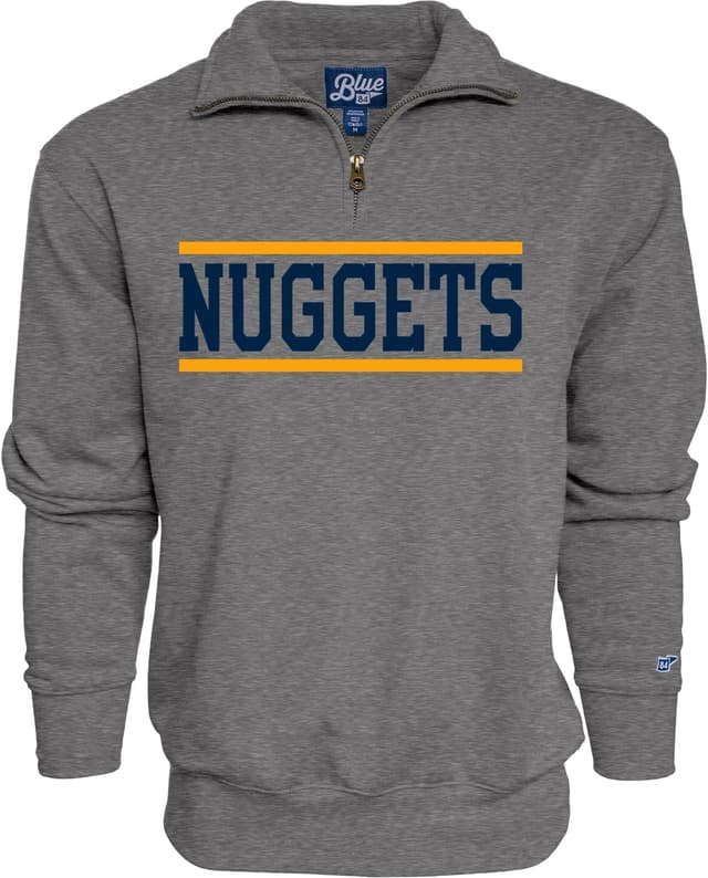 Thumbnail 6 de Blue 84 Dallas Mavericks Officially Licensed Quarter-Zip Sweatshirt (Graphite)