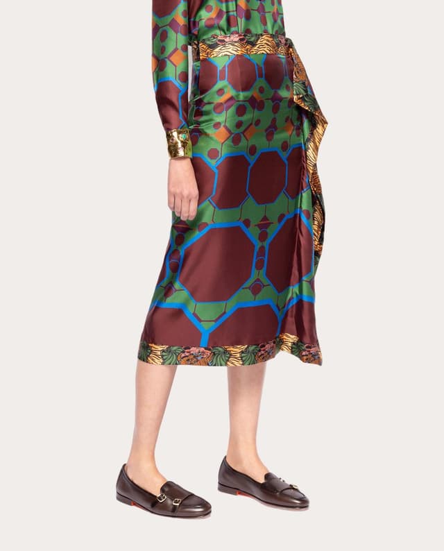 Thumbnail 1 de Paula Amorim Wisteria falda midi