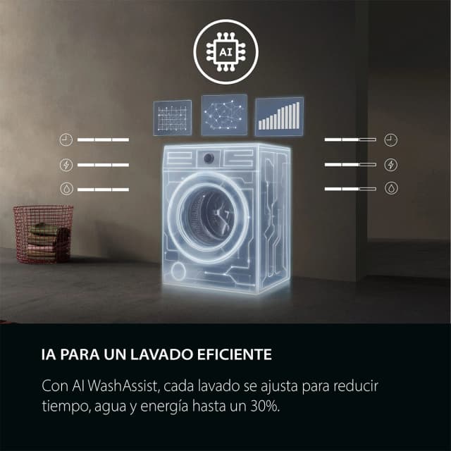 Thumbnail 3 de AEG LFE6G54H4B lavadora 10,5 kg, 1.400 rpm 🧺