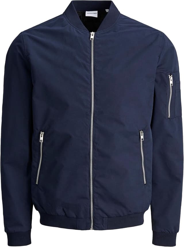 Detalle de Veste bomber à manches longues Jack & Jones – coupe Regular Fit en polyester