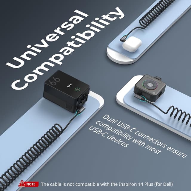 Detalle 2 de SMALLRIG 4793 Spiraldatenkabel 100 W đ