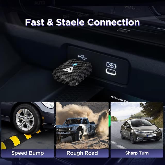 Detalle 2 de MSXTTLY U2AC-L9 Adattatore Android Auto Wireless