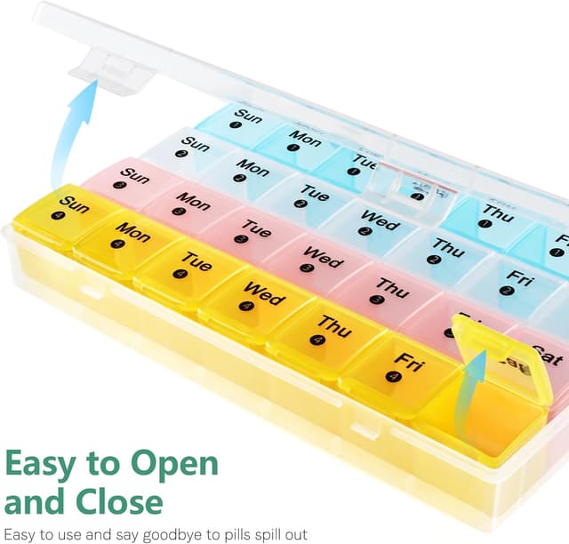 Detalle 2 de FHORAIN Monthly Pill Organiser 23.8 x 14.6 cm