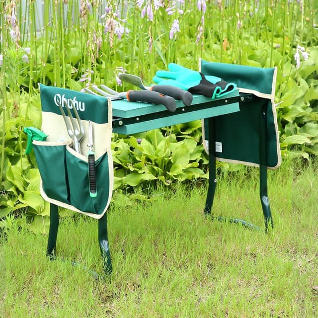 Detalle 2 de Ohuhu Ohuhu Kniebank 150 kg Gartenhocker