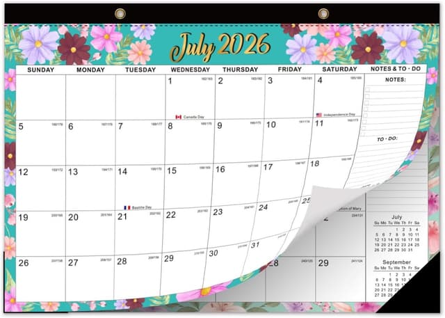 Detalle de Donfulfip calendario de pared 18 meses 📆