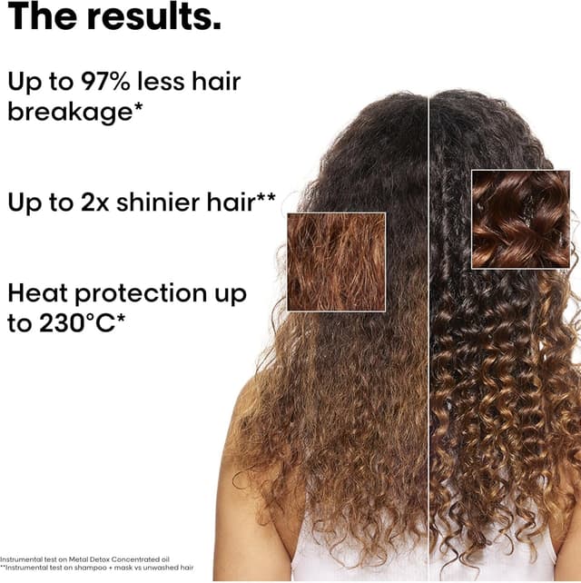 Detalle de L’Oréal Professionnel Metal Detox Discovery Gift Set: Shampoo, Hair Mask & Hair Oil (100ml, 75ml & 30ml)