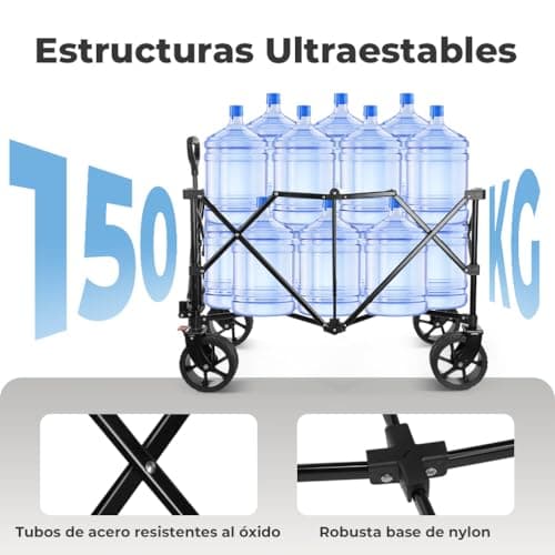 Thumbnail 5 de SLIDBEAT Carro Plegable XXL con Ruedas Grandes