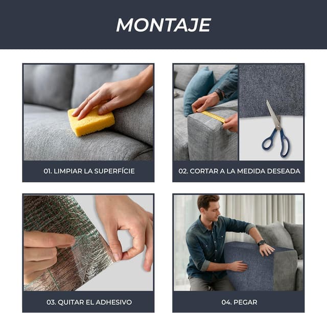 Thumbnail 2 de FURVELO Protector sofá para gatos 40x200 cm