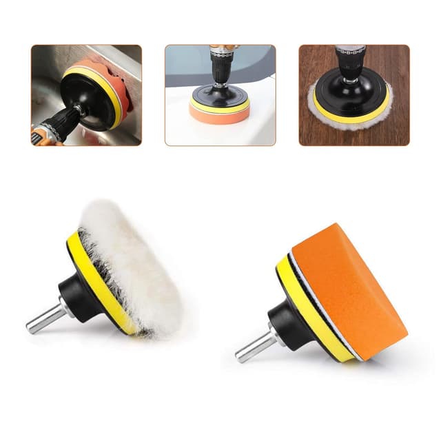 Thumbnail 4 de 17‑Piece Car Polishing Pads for Drill