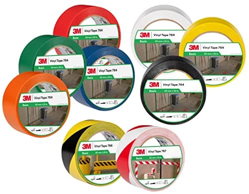 Thumbnail 5 de 3M Cinta de Vinilo Seguridad 766 Amarillo/Negro 🛑