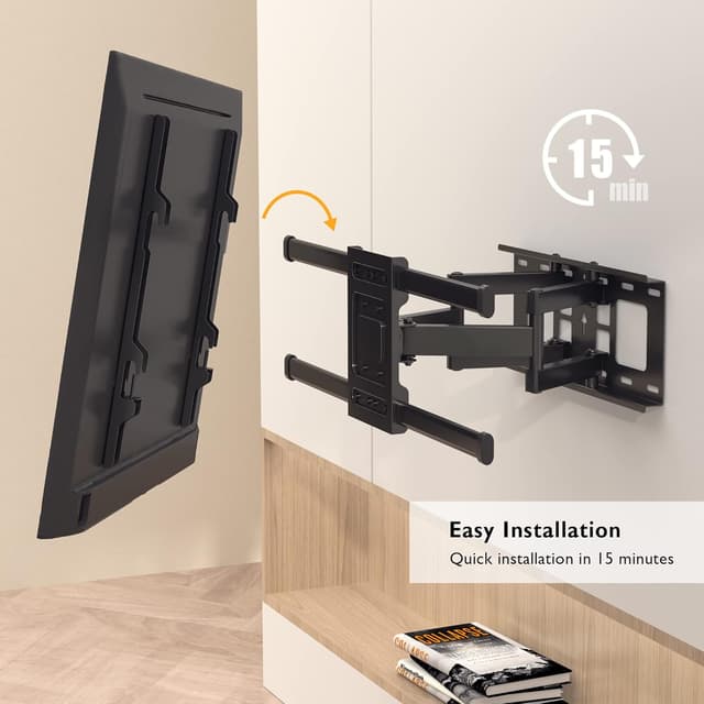 Thumbnail 6 de BONTEC TV Wall Bracket Full-Motion 60kg