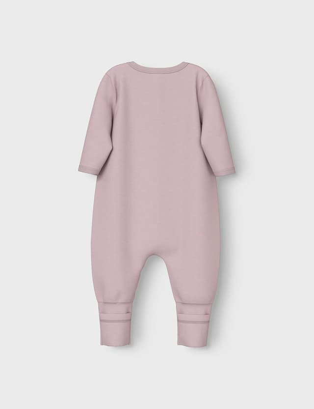 Detalle de Name it Nbfnightsuit 2P Zip FF Jet Rainbow: il pigiama intero con zip per bambina