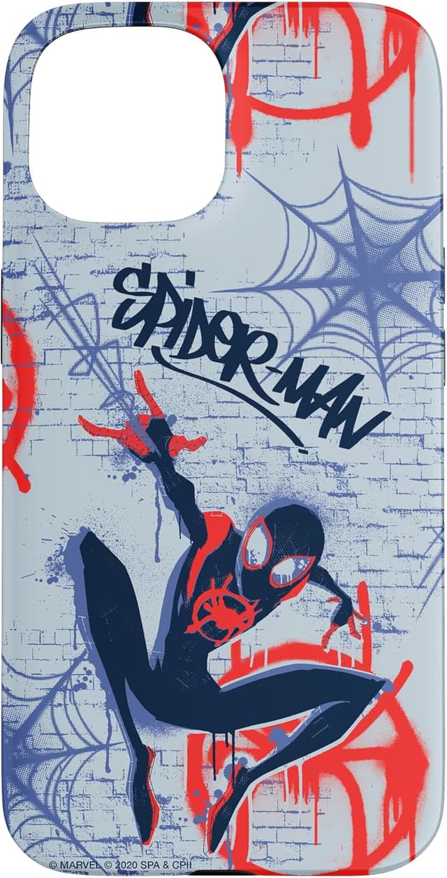 Detalle 2 de Custodia per iPhone 17 Spider-Man graffiti
