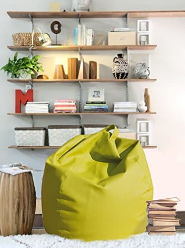Detalle 2 de Poltrona a sacco verde lime 70 x 110 cm