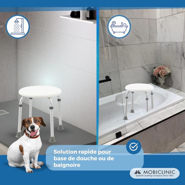 Thumbnail 5 de Mobiclinic Faro Tabouret de douche 100 kg