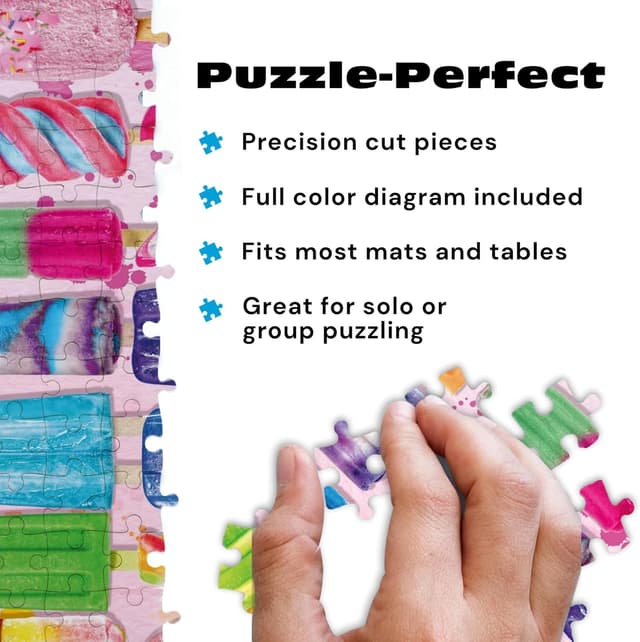 Detalle 2 de Buffalo Games Frosty Treats (Lars Stewart) 300-Piece Large Jigsaw Puzzle for Adults