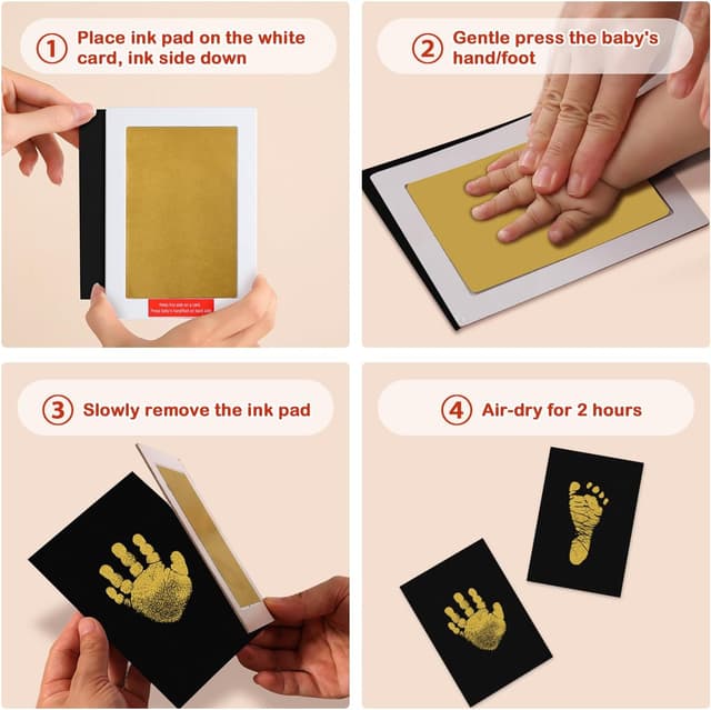 Thumbnail 4 de PewinGo Kit empreintes bébé XL 2 tampons 👶