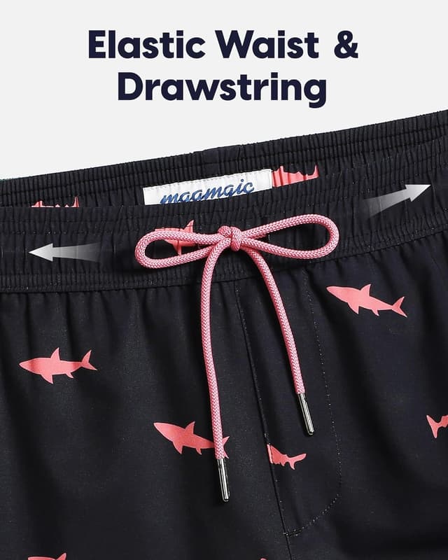 Detalle 2 de MaaMgic 7-inch men’s swim shorts with compression liner, 4-way stretch and zip pockets