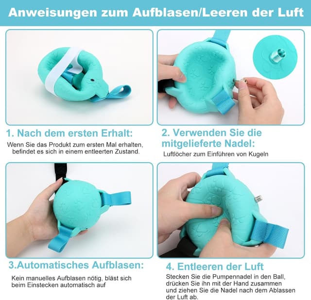 Thumbnail 3 de LOTUSWILD Balle pour chien 9,7 cm Bleu