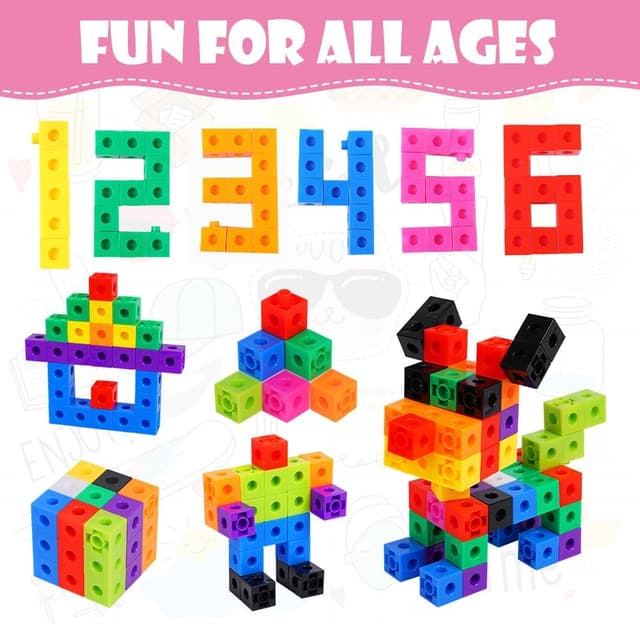 Thumbnail 5 de HOTUT 100 Maths Linking Cubes 2 cm 🧩