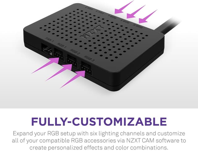 Thumbnail 2 de NZXT RGB & Fan Controller AC-CRFR0-B1-6