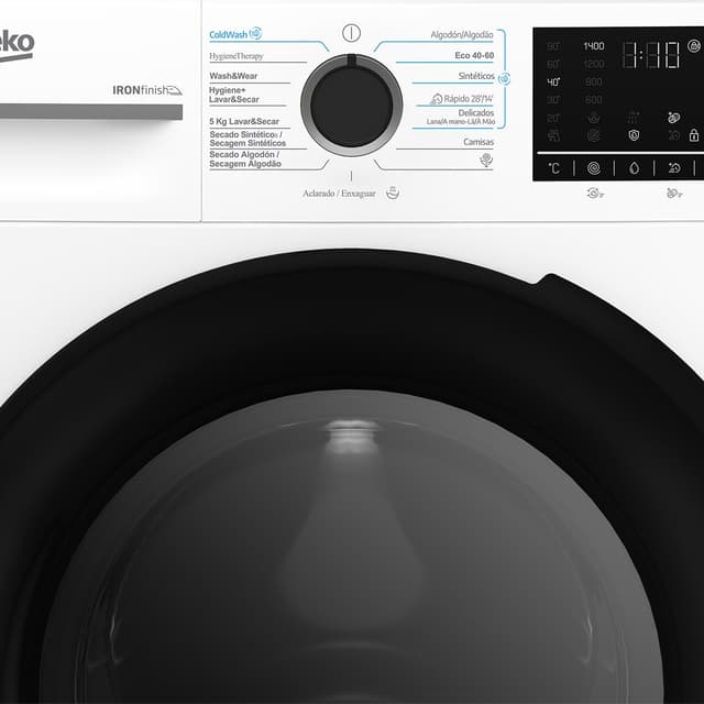 Thumbnail 3 de Beko BM5DFT48437WB Lavadora secadora 8 kg, 1.400 rpm