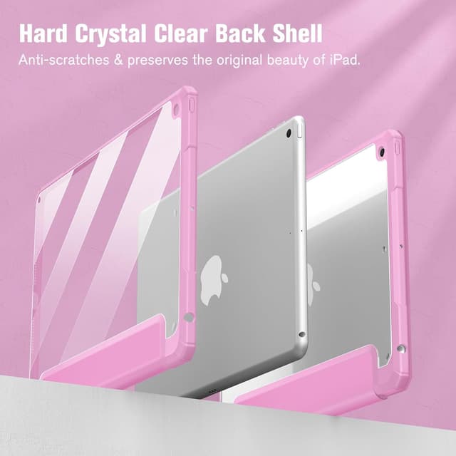 Thumbnail 4 de FINTIE Hybrid Case for iPad 10.2 inch, Lilac Pink